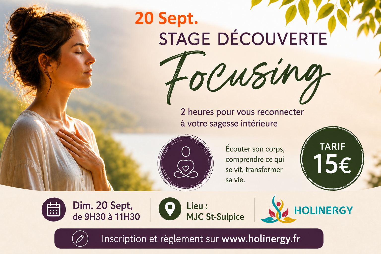 Stage découverte du Focusing – Écouter son corps pour transformer sa vie