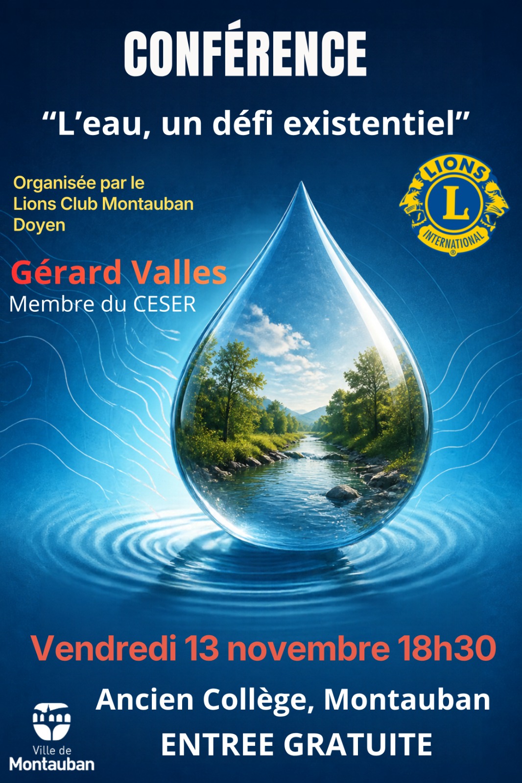 L'eau, un défi existentiel